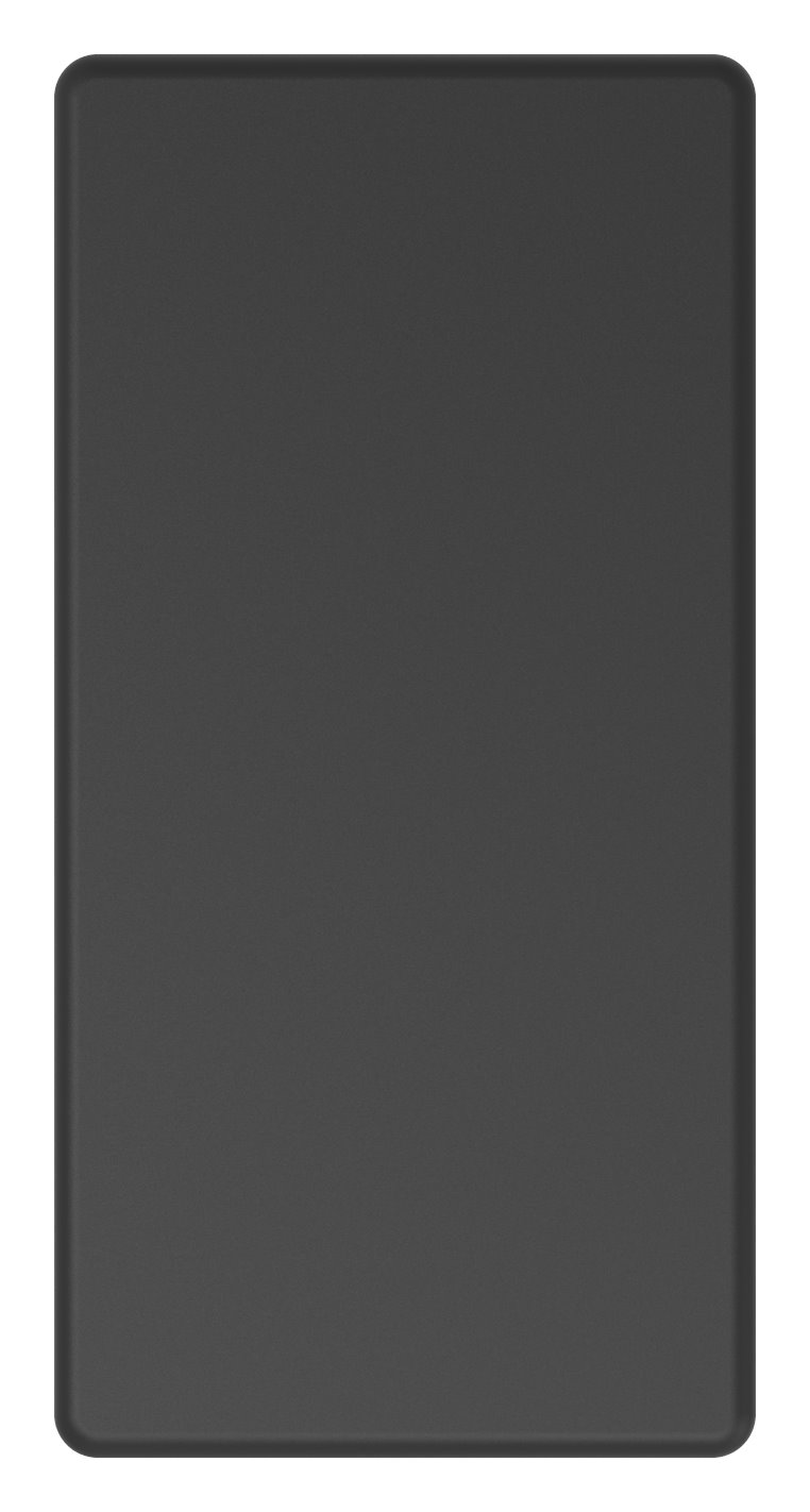 Kunststoffkappe für Rechteckrohr 80x40mm