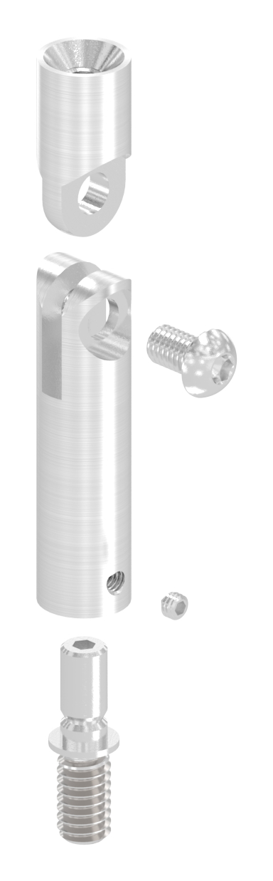 Gelenkstift Ø 14mm, L: 68mm, V2A