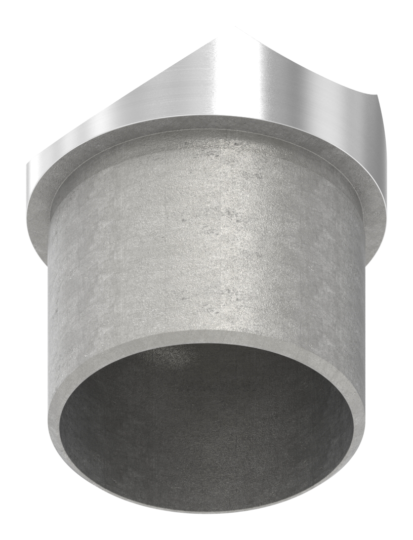 Rohrsattel, Anschluss oben: Rohr 33,7mm, V2A