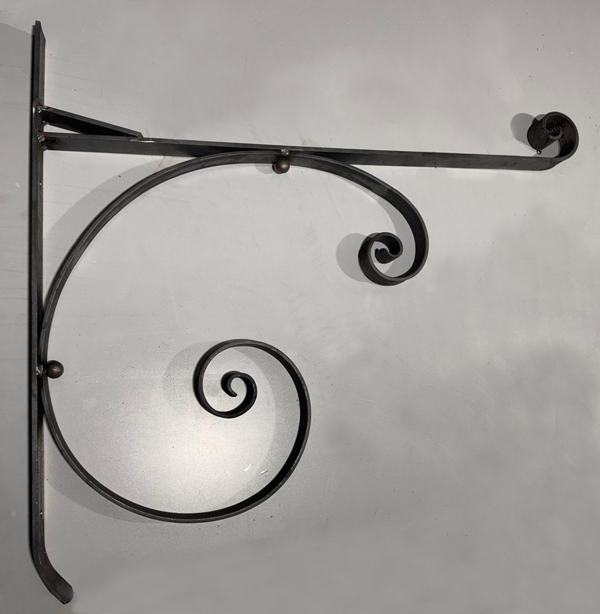 Ausleger aus Flachstah, Maße 1000 x 850mm, roh