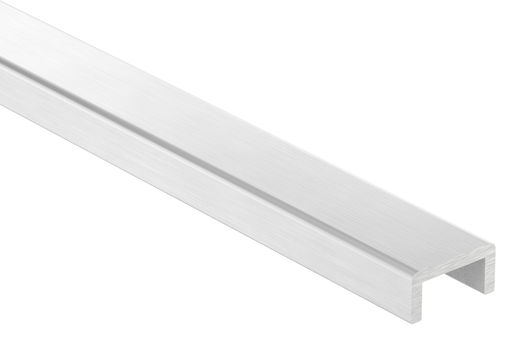 Aluminium-U-Profil, 24x12x3mm, L: 6000mm