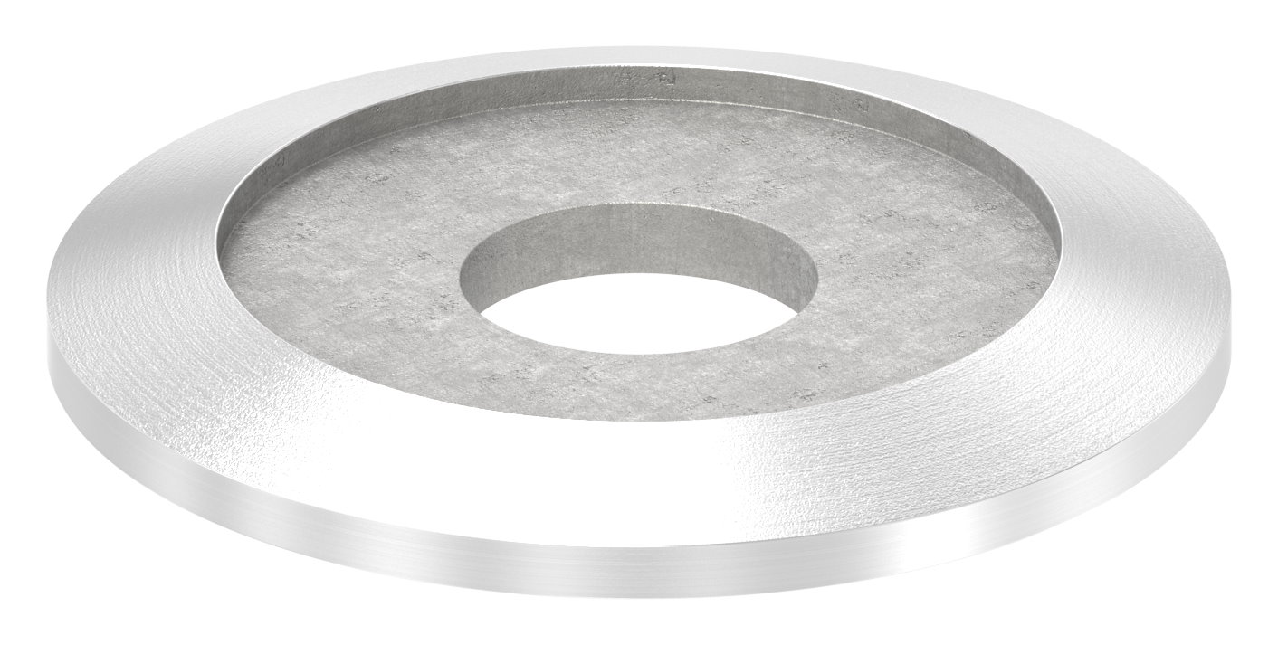 Adapterplatte Ø 60mm für Rohr 42,4 x 2,0-2,5mm, V2A