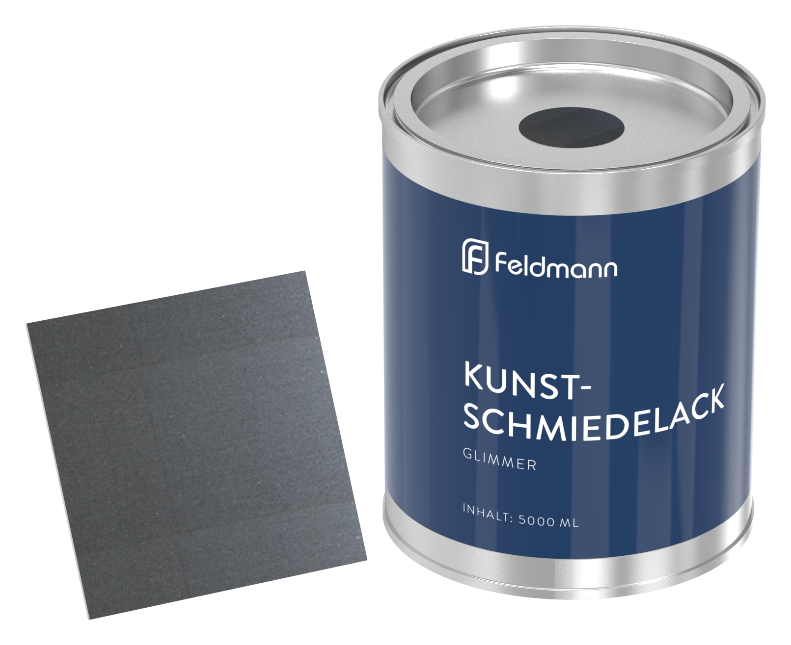 Schmiedelack Eisenglimmer anthrazit  5L