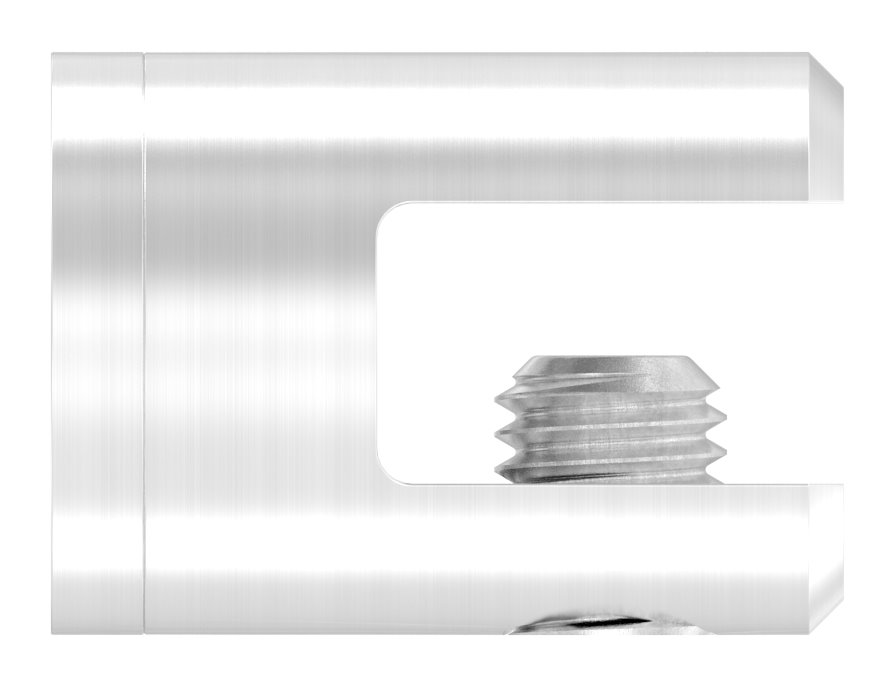 Plattenhalter  für geraden Anschluss, V2A