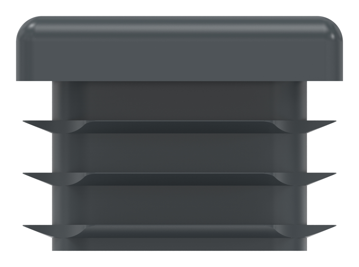 Kunststoffkappe für Quadratrohr 25x25mm