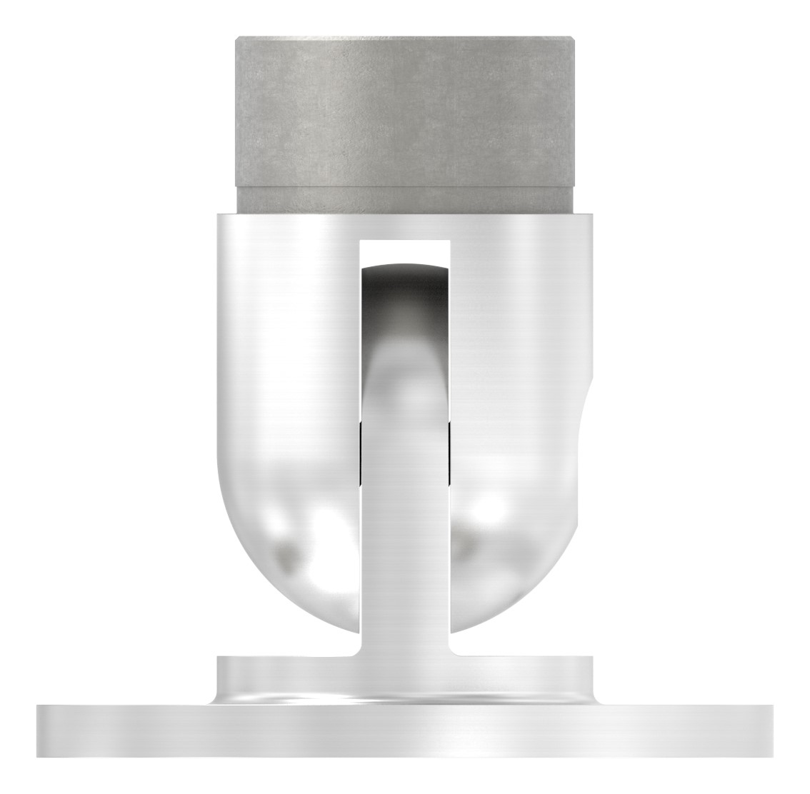 Wandhalter flexibel, für Rohr 42,4x2,0mm, V4A