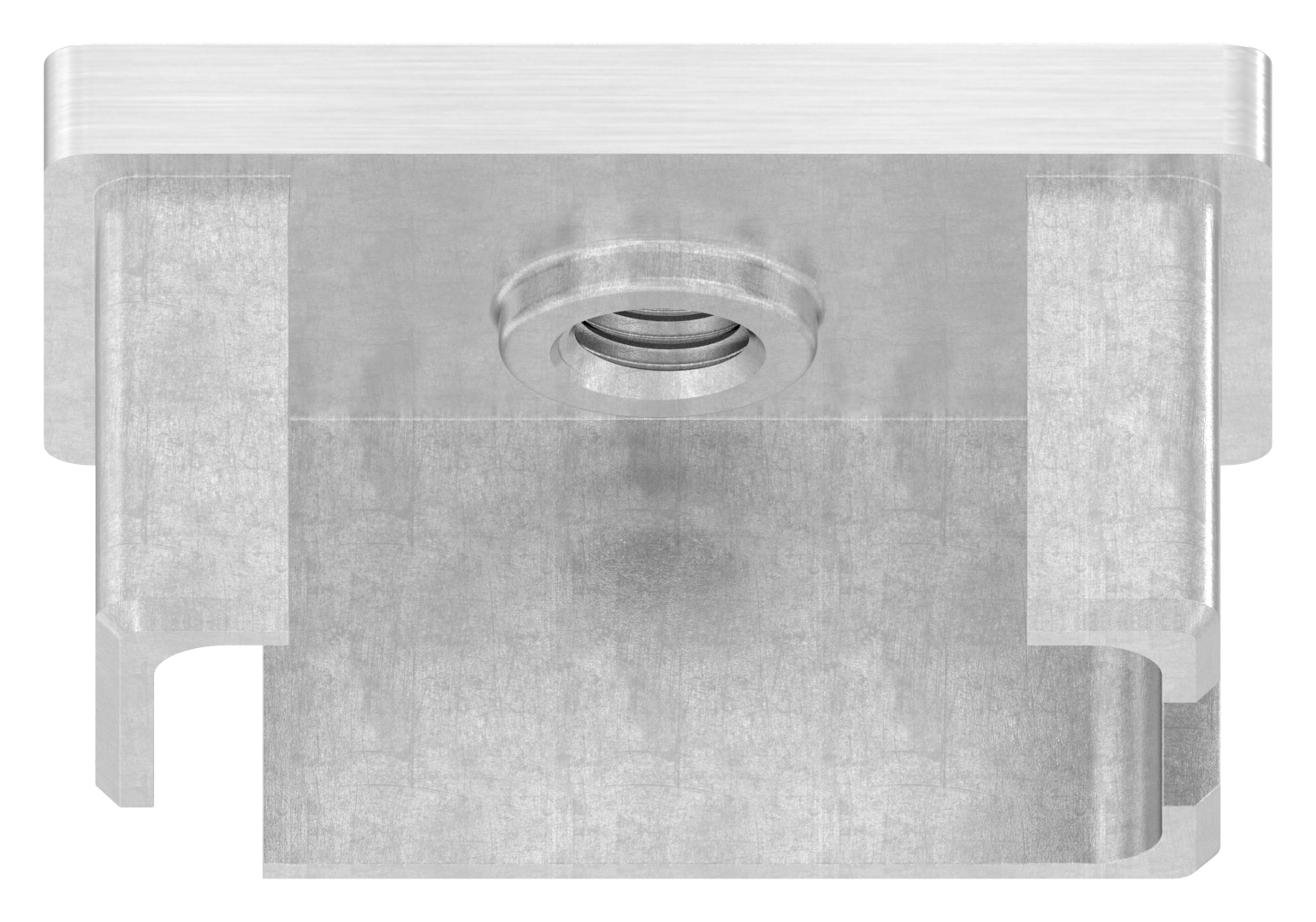 Einsteckkappe, für Rohr 50x30x2,0mm, V4A