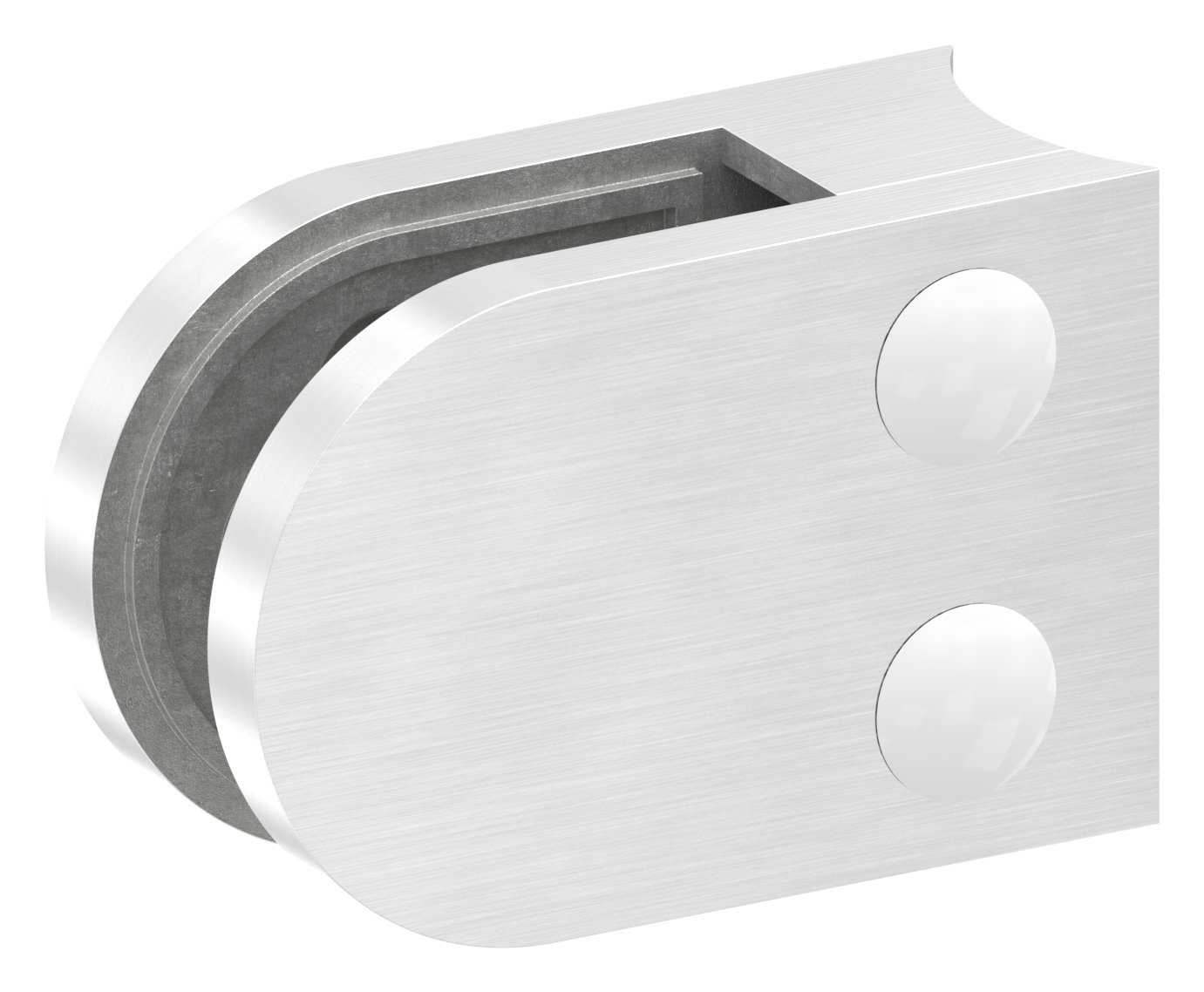 Glasklemme Mod. 12, Anschluss: 42,4mm, V4A Glasklemme Mod. 12, Anschluss: 42,4mm, V4A