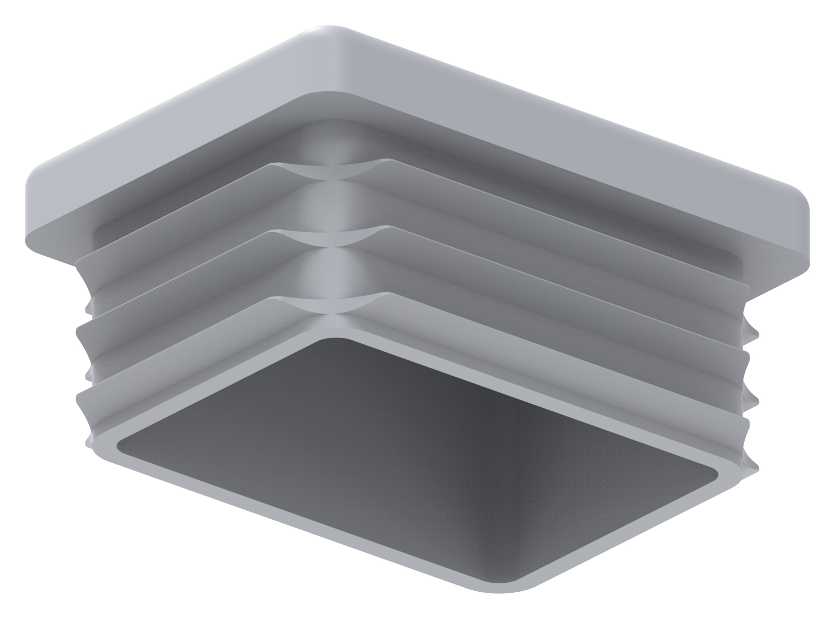 Kunststoffkappe für Rechteckrohr 40x30mm