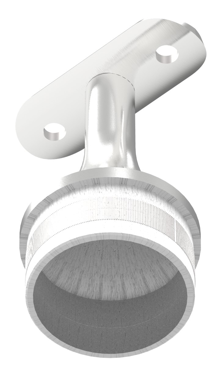 Rohrabschlussstopfen für Rohr 48,3x2,0mm, Handlaufanschlussplatte: 42,4mm, V2A Rohrabschlussstopfen für Rohr 48,3x2,0mm, Handlaufanschlussplatte: 42,4mm, V2A