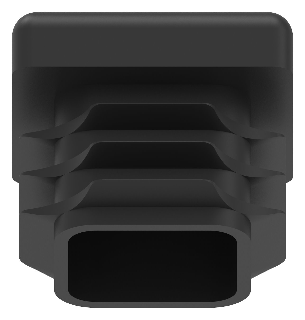 Kunststoffkappe für Quadratrohr 20x20mm