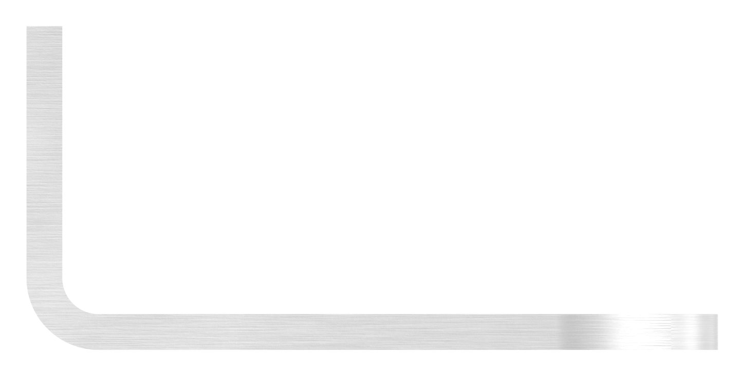 Winkellasche für Stoßgriffe für Rohr 42,4mm, V2A