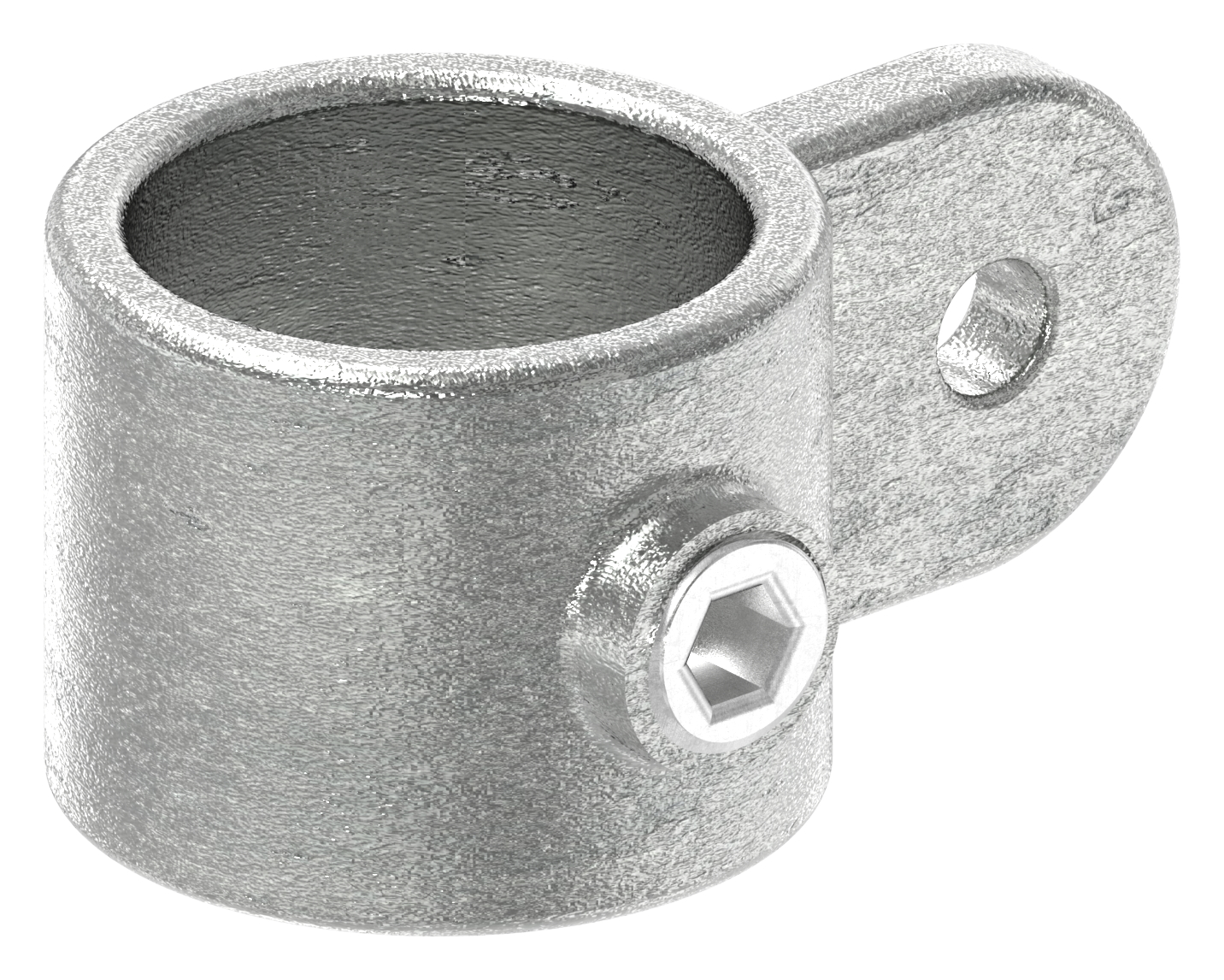 Halter mit einer Lasche, für Rohr Ø 42,4mm