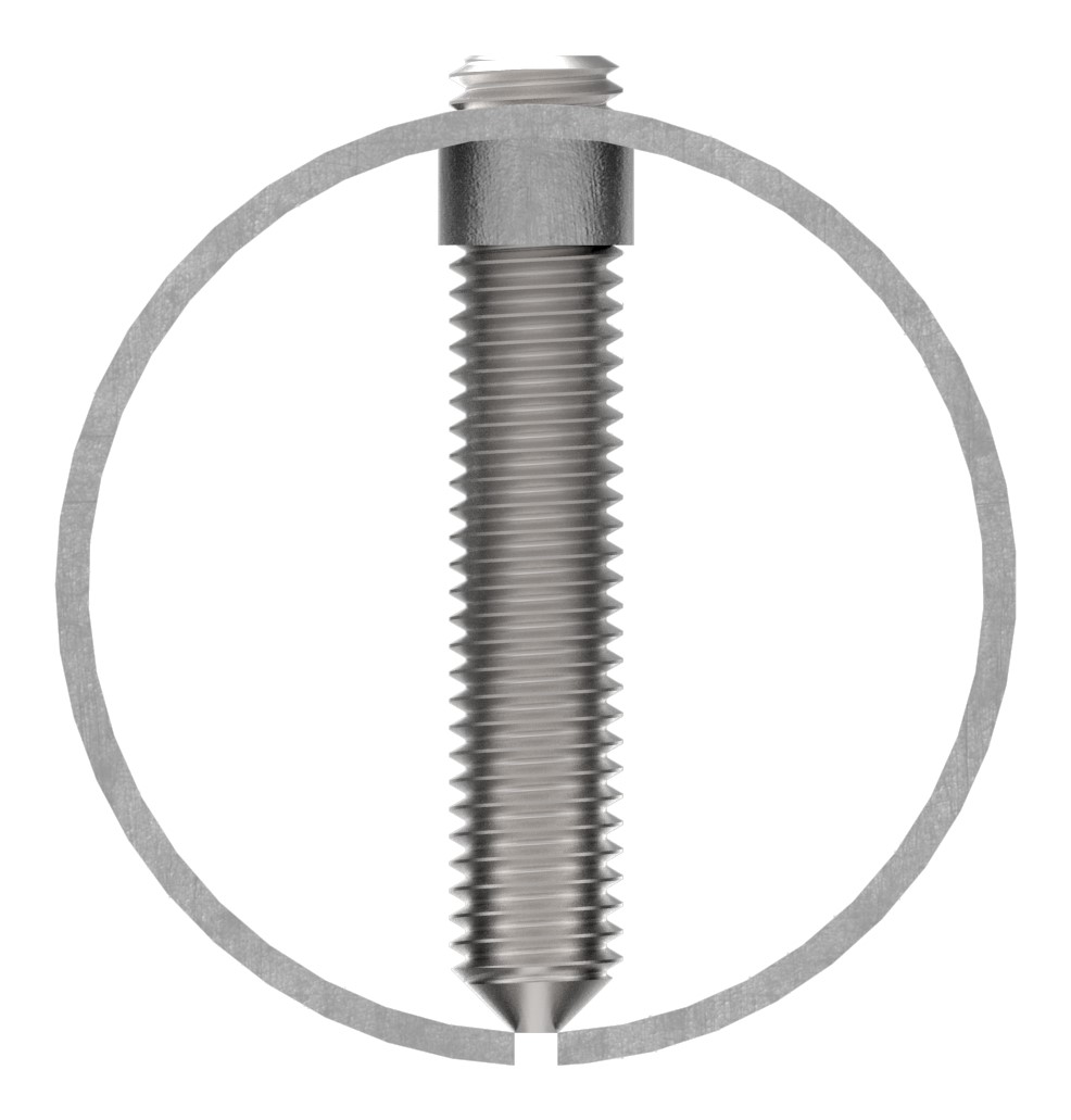 Verbindungshülse für Rohr 48,3x2,0mm, V2A