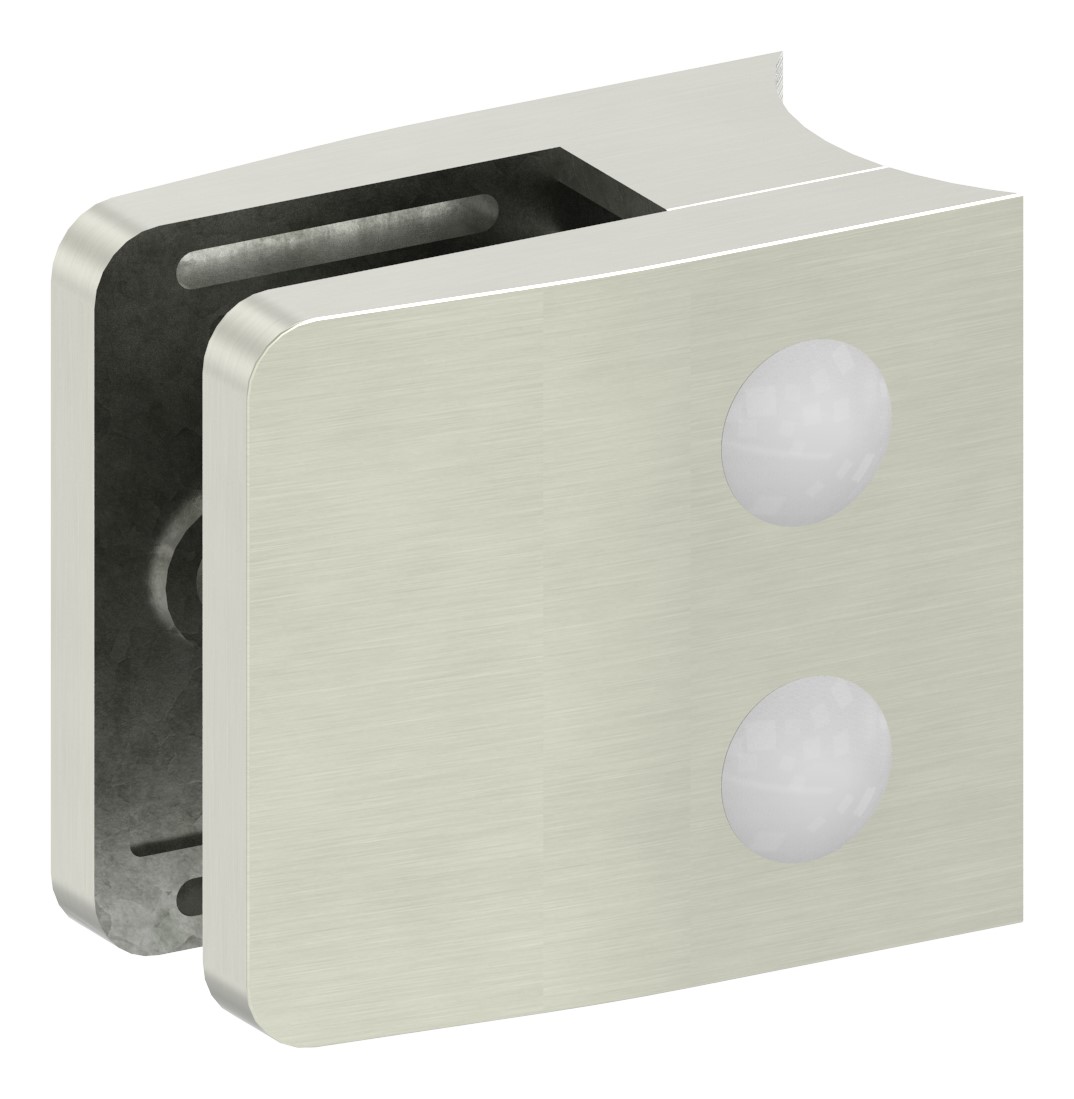 Glasklemme Mod. 34, Anschluss: 48,3mm, VA-Effekt Glasklemme Mod. 34, Anschluss: 48,3mm, VA-Effekt