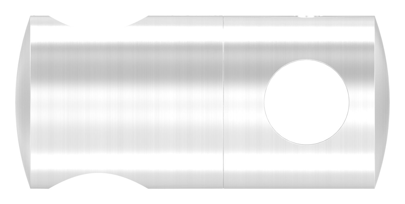 Doppelquerstabhalter mit 16,2 und 12,2mm Bohrung, V2A
