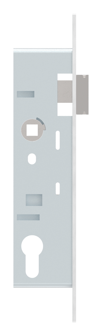 Rohrrahmenschloss verzinkt mit Dornmaß 35mm, mit Anti-Panikfunktion E, DIN rechts