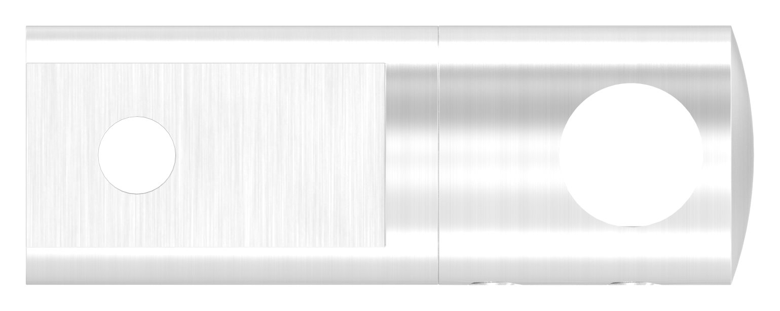 Querstabhalter (Montage zwischen zwei Flacheisen), Bohrung 12,2mm, V2A