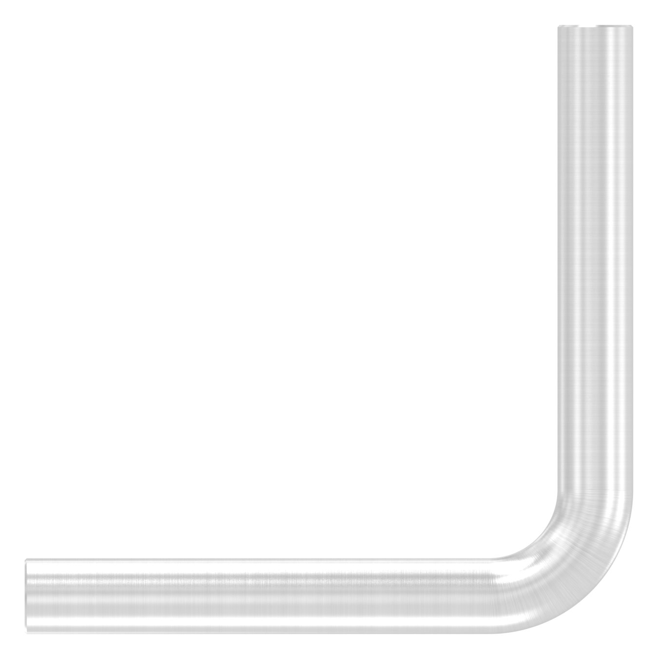 Bügel Ø 10mm, 90° gebogen, ohne Gewinde, V2A