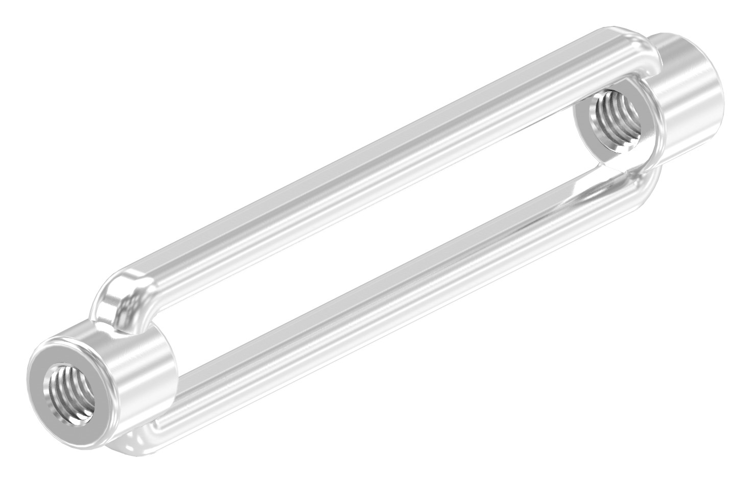 Spannschloss mit Gewinde M8, V4A