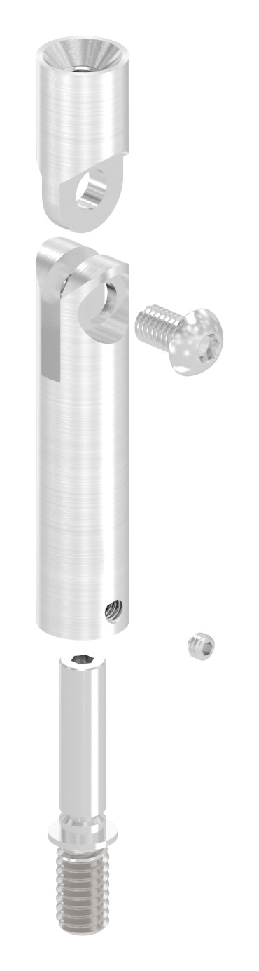 Gelenkstift Ø 14mm, L: 76mm, V4A