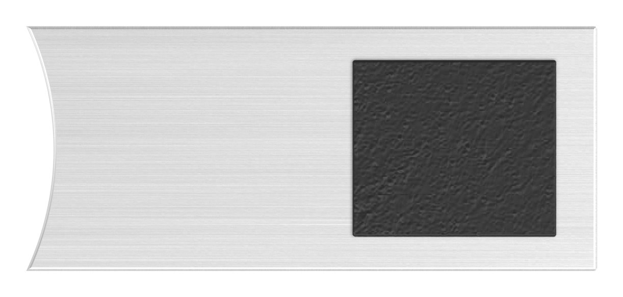 Halteboden mit Anschluss 42,4mm, V4A