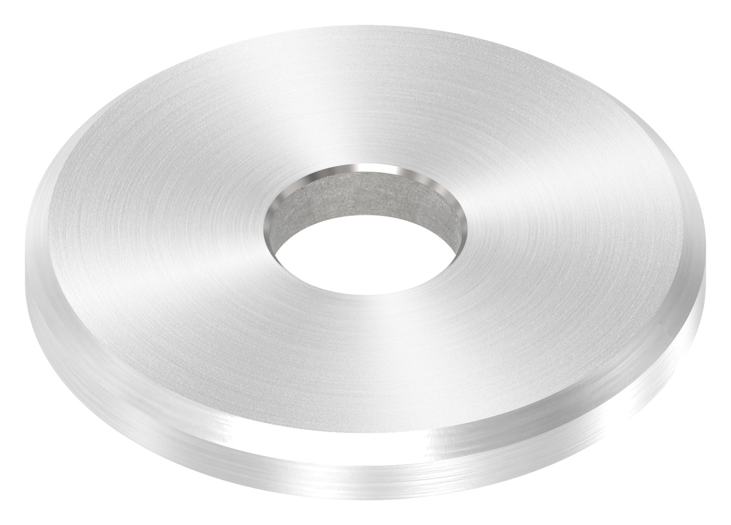 Beilagscheibe 30x3mm mit Fase, Bohrung 8,5mm, V2A