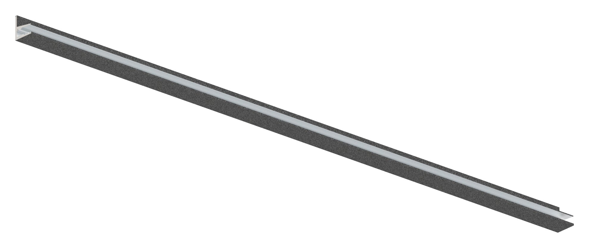 Vordachprofil eleganza canopy, L: 3000mm, DB703