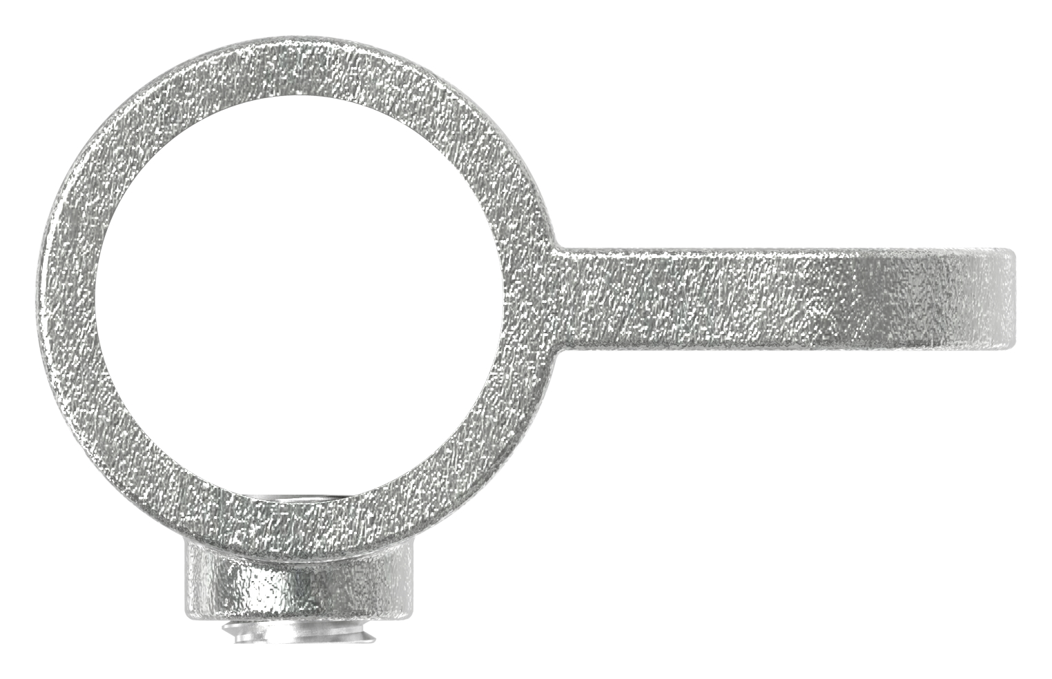 Halter mit einer Lasche, für Rohr Ø 33,7mm