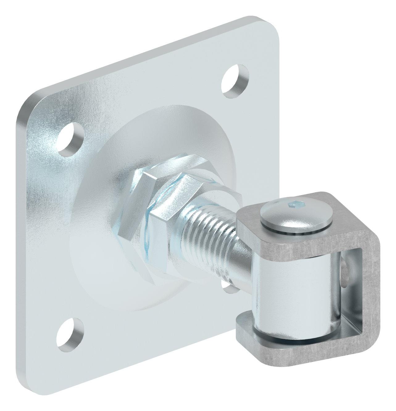 Torband M20 mit verstellbarer Platte, galvanisch verzinkt