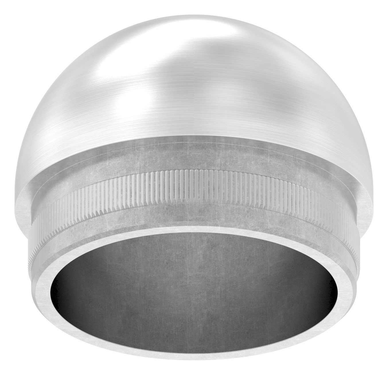 Rohrabschlussstopfen, für Rohr 48,3x2,0mm, V2A