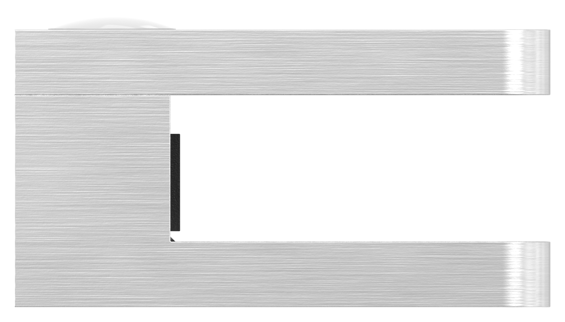 Glasklemme Mod. 36, Anschluss: gerade, in V2A