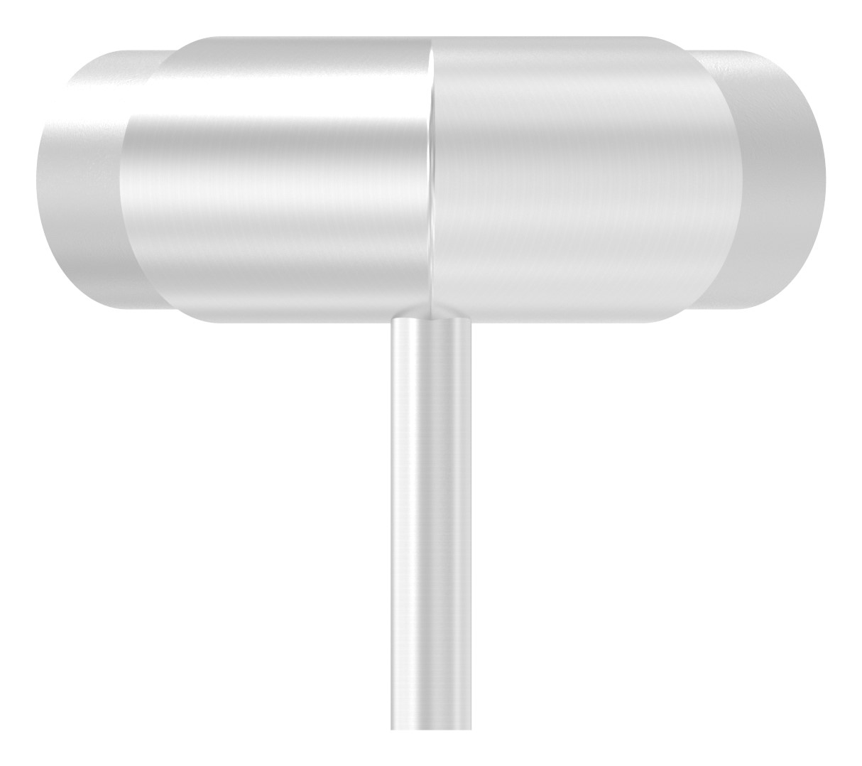 Steckecke mit Stift für Rohr 42,4x2,0mm, V2A