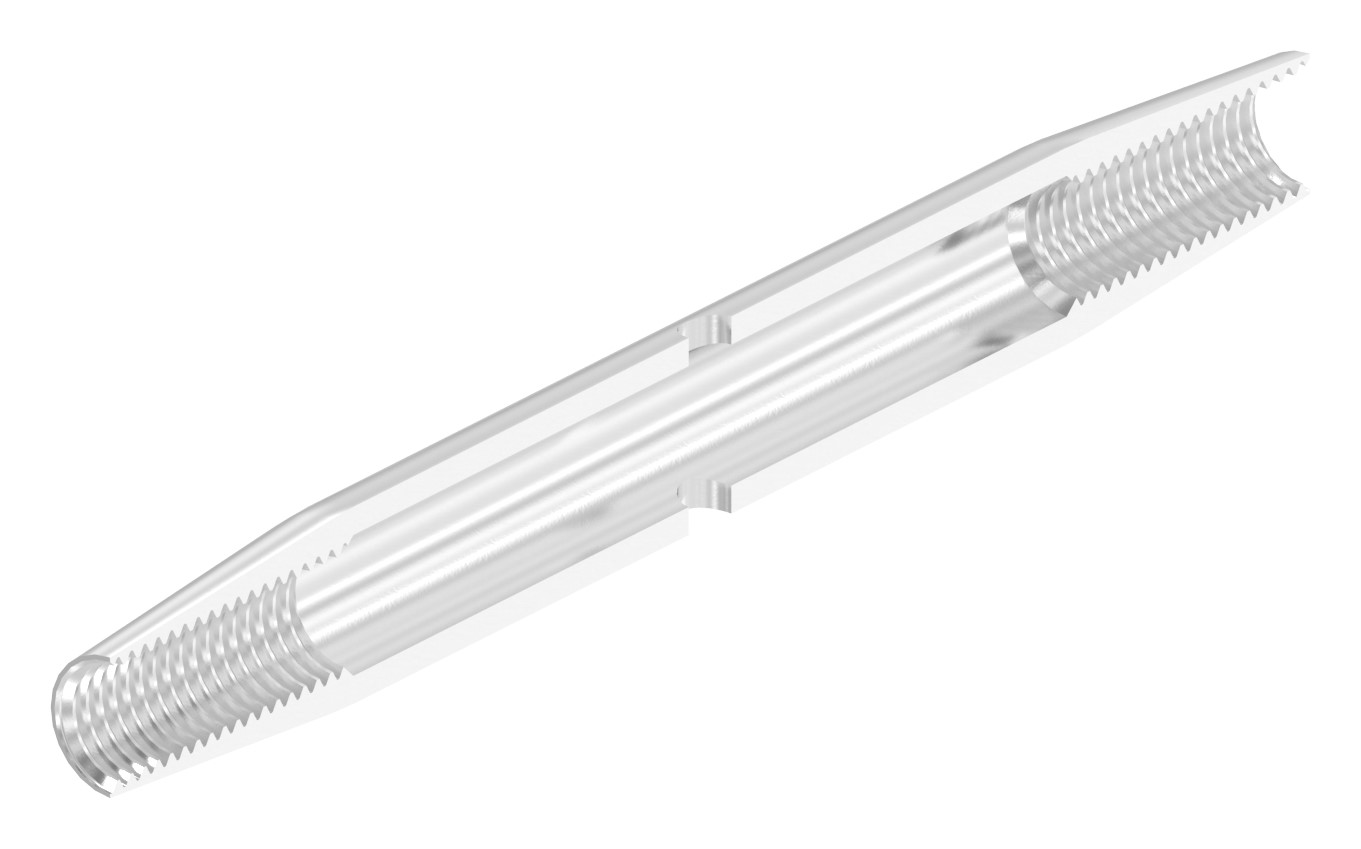 Wantenspanner mit Links- und Rechtsgewinde M6, V4A