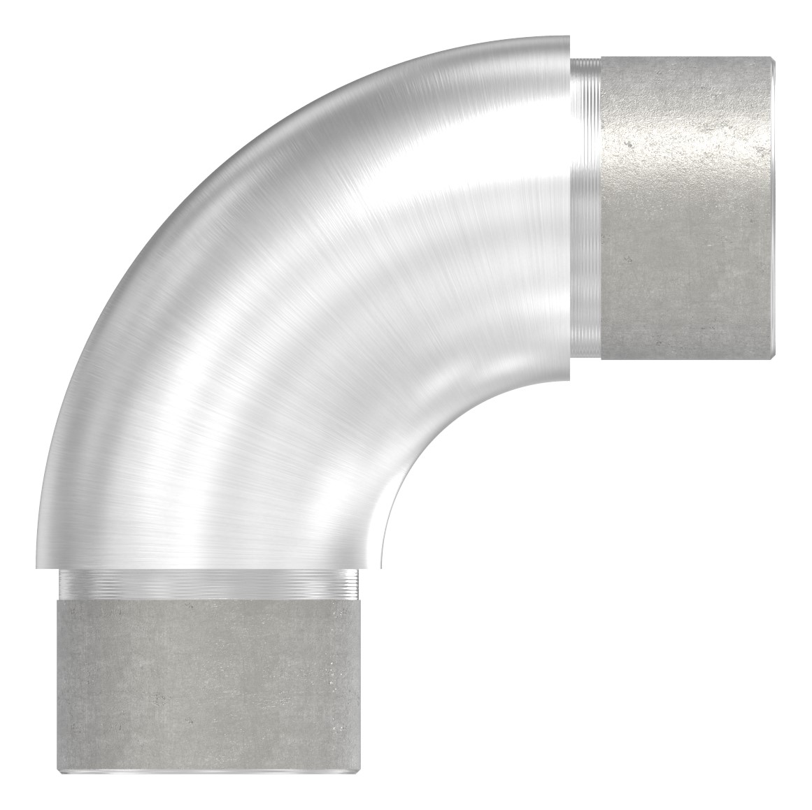 Rohrbogen 90°, für Rohr 33,7x2,0mm, V4A