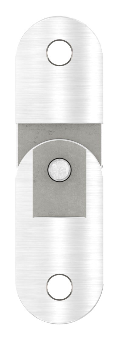 Handlaufanschlussplatte verstellbar, 42,4mm, V4A