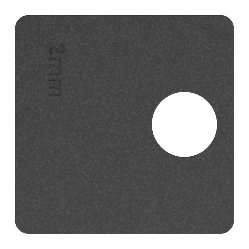 1 Paar Gummi für Mod. 36, für Blech 2,0mm