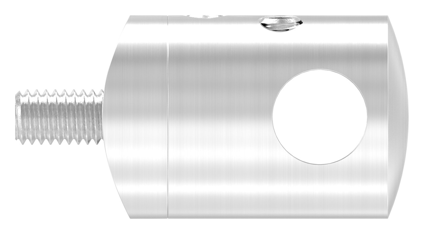Querstabhalter zum Stoßen von 2 Rundeisen, 10,2mm Bohrung, V2A