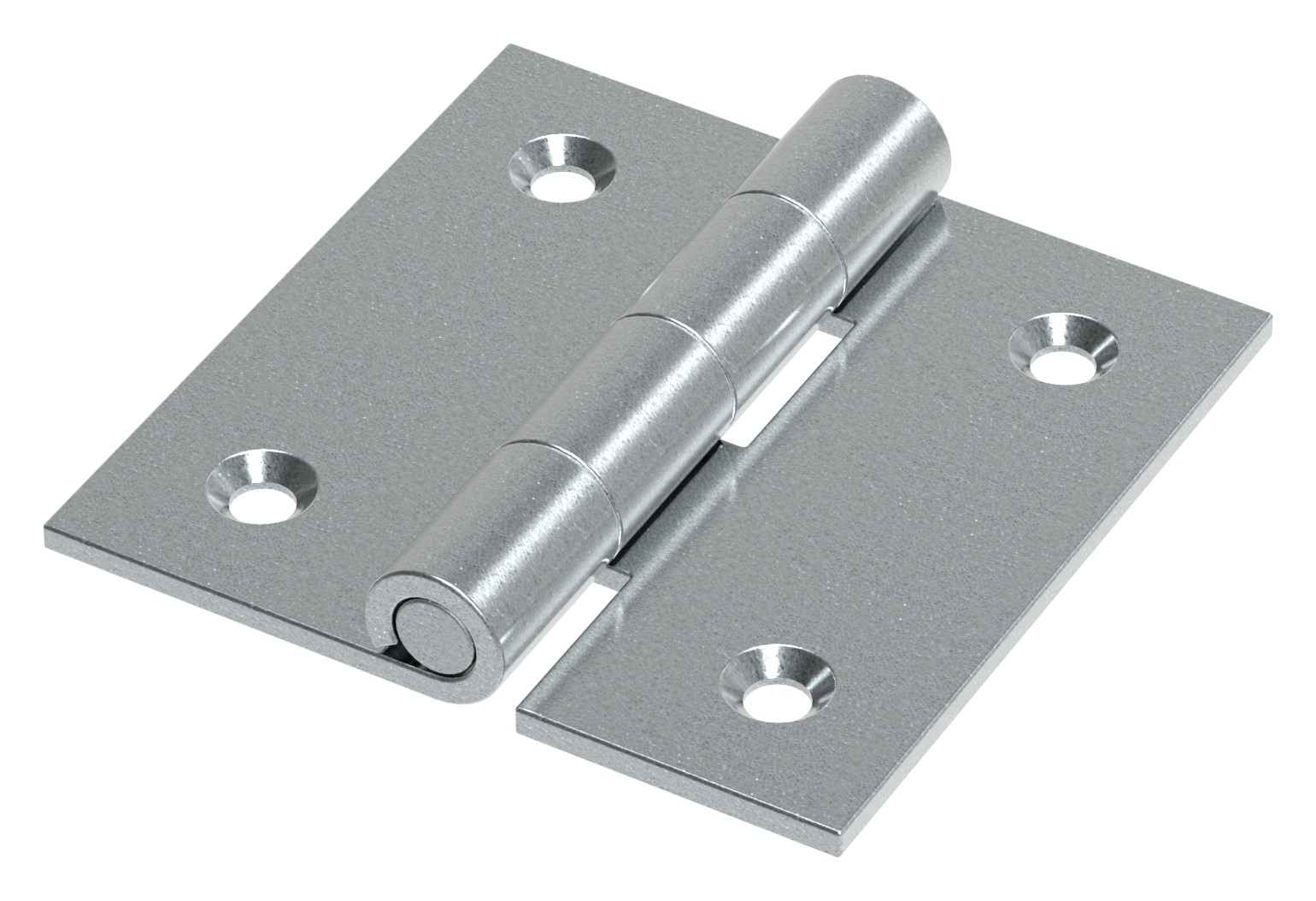 Scharnier 20x20mm mit festem Zapfen