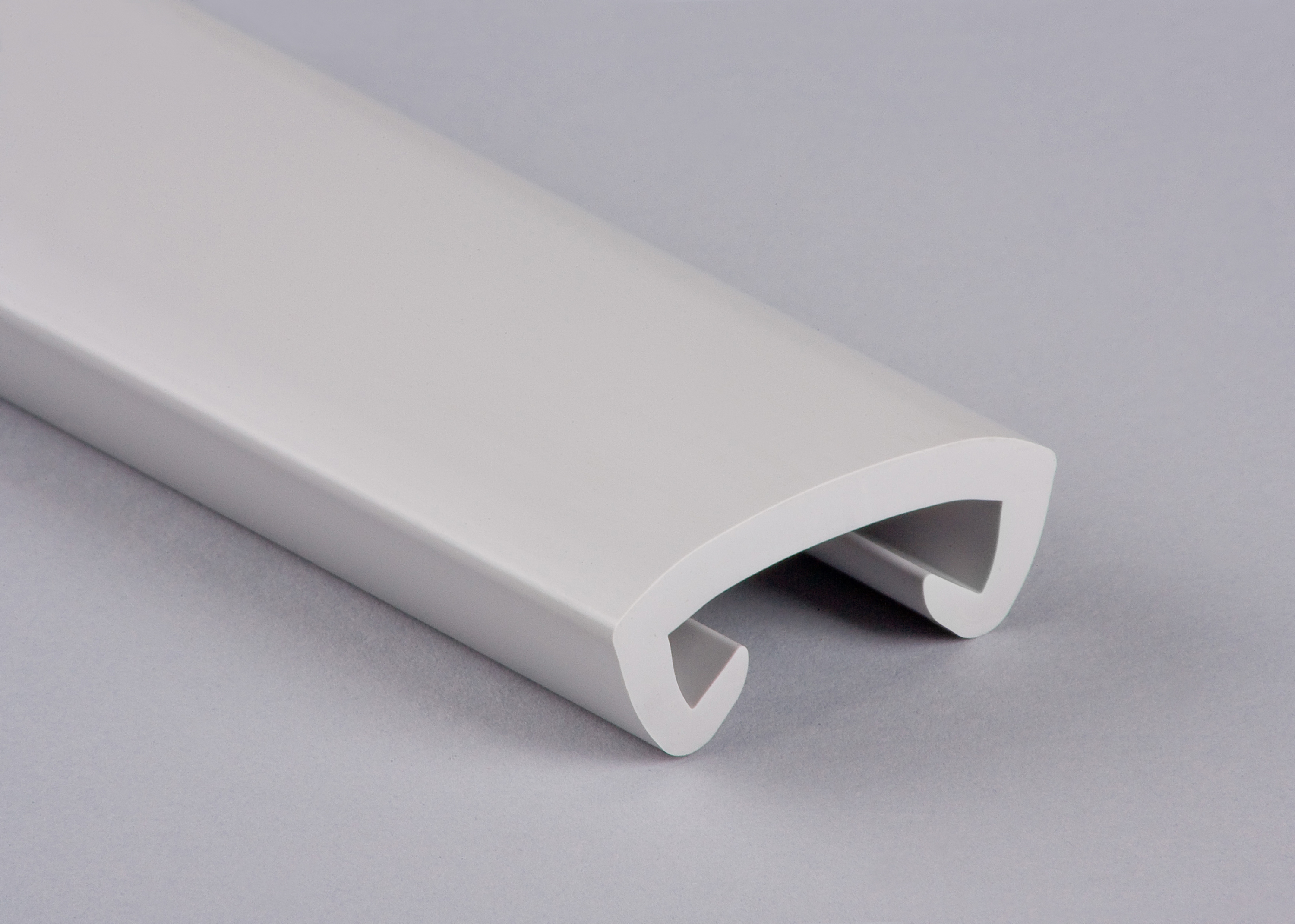 Kunststoffhandlauf für 40x8mm, telegrau