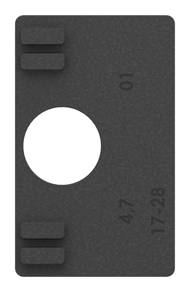 Gummi für Mod. 45, ESG-Glas 6mm Gummi für Mod. 45, ESG-Glas 6mm
