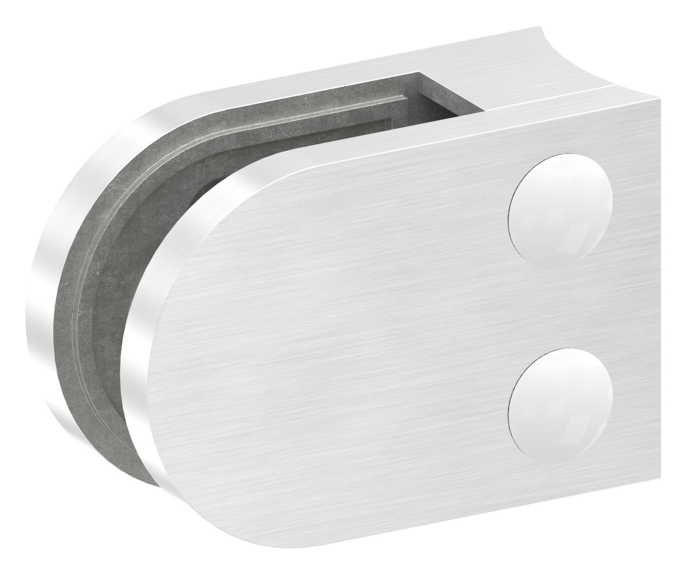Glasklemme Mod. 32, Anschluss: 60,3mm, V4A Glasklemme Mod. 32, Anschluss: 60,3mm, V4A