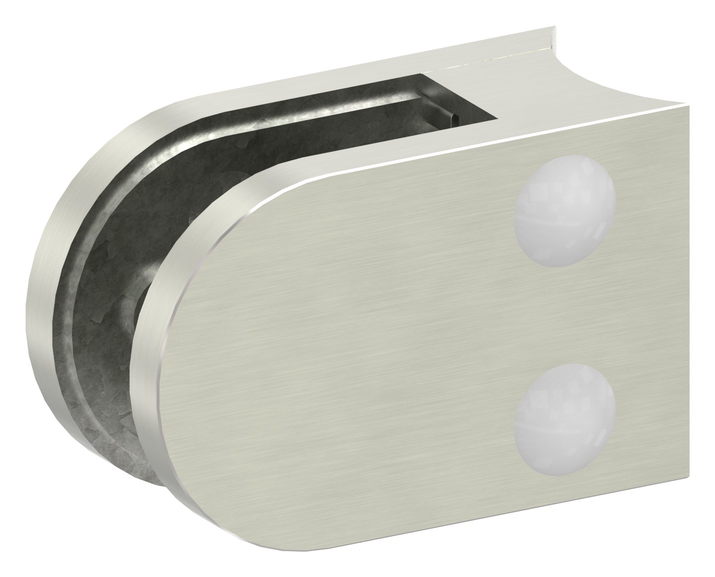 Glasklemme Mod. 33, Anschluss: 42,4mm, VA-Effekt Glasklemme Mod. 33, Anschluss: 42,4mm, VA-Effekt