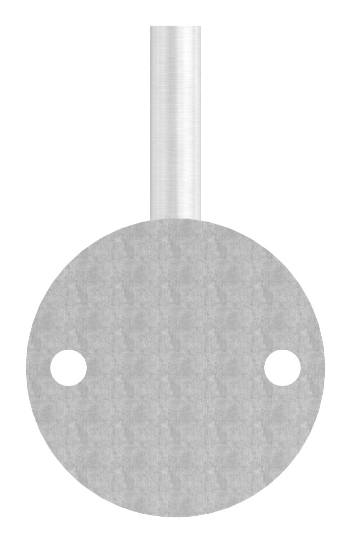 Handlaufhalter mit Innengewinde M6 (Ronde und Bügel verschweißt), V2A