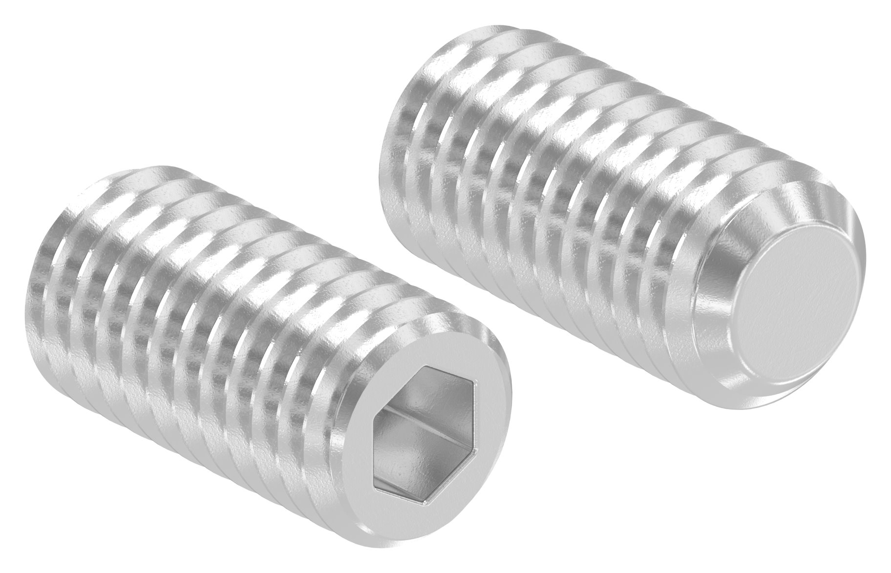 Gewindestift M8x16, V2A, DIN 913 / ISO 4026