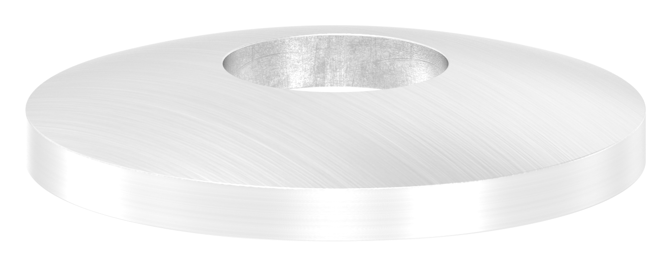 Gewölbte Schale, Ø 33,7mm, mit Bohrung 12,2mm, V2A