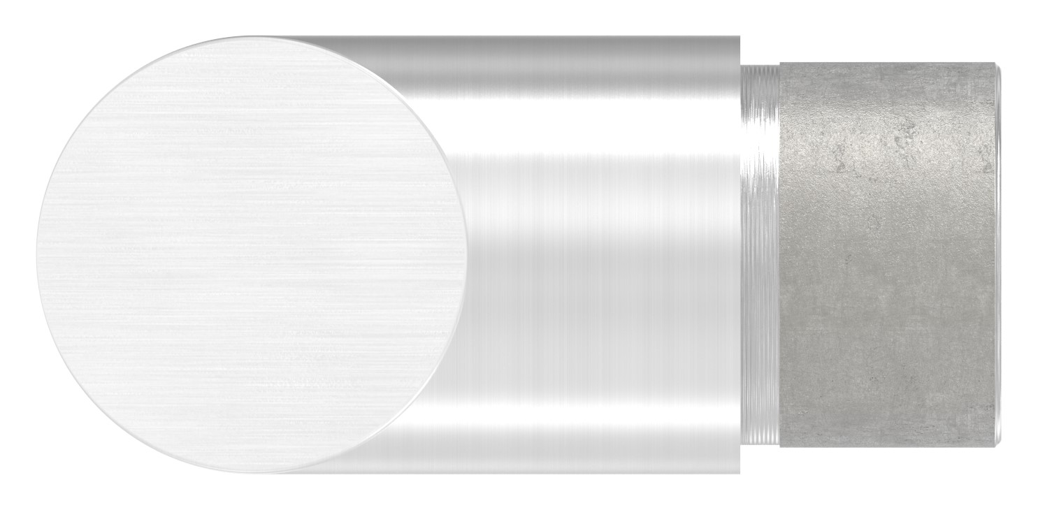 Endbogen 45°, für Rohr 33,7x2,0mm, V2A