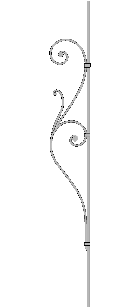 Geländerstab, 900mm