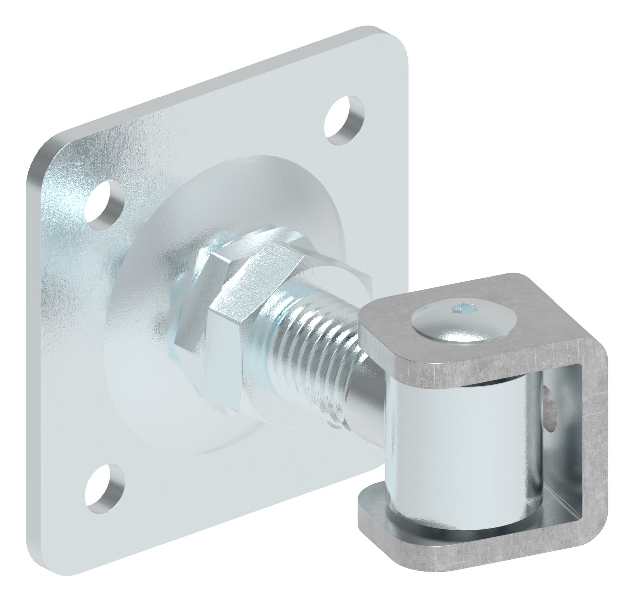 Torband M24 mit verstellbarer Platte, galvanisch verzinkt