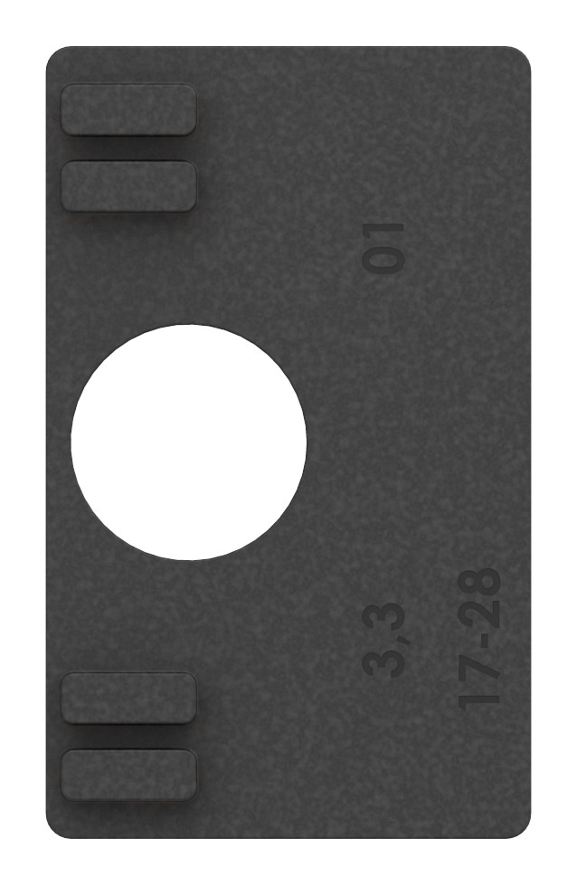 Gummi für Mod. 45, VSG-Glas 8,76mm